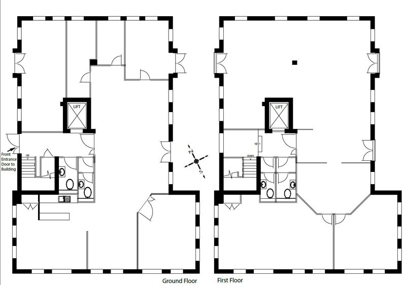 First floor offices: Postford Mill, Mill Lane, Chilworth, Surrey, GU4 8RT Floor Plan