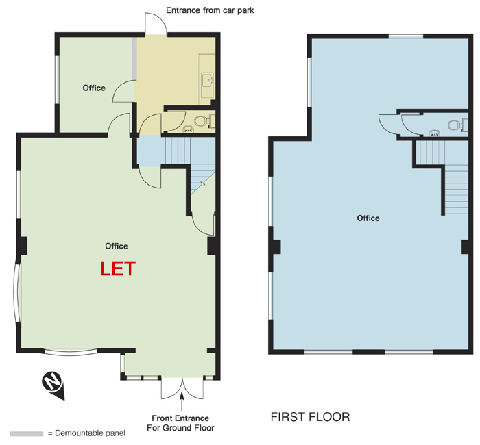 Dorna House One - First Floor, Guildford Road, West End, Surrey, GU24 9PW Floor Plans