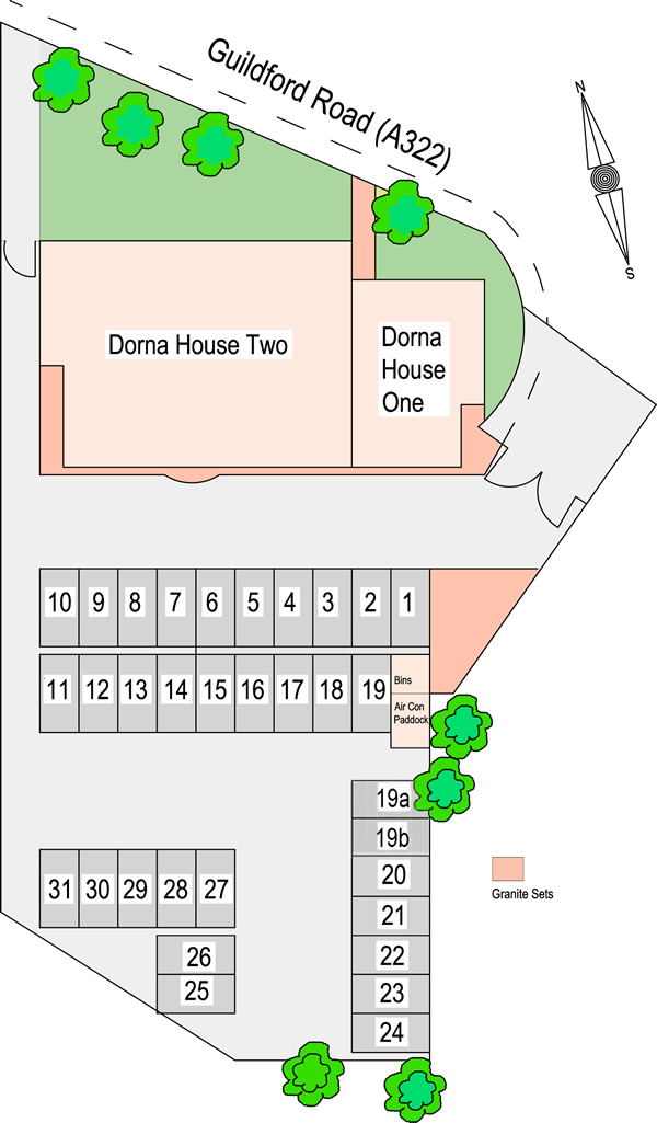 Dorna House One - First Floor, Guildford Road, West End, Surrey, GU24 9PW Site Plan