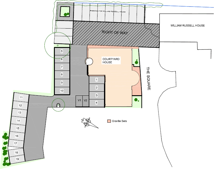 Courtyard House Site Plan