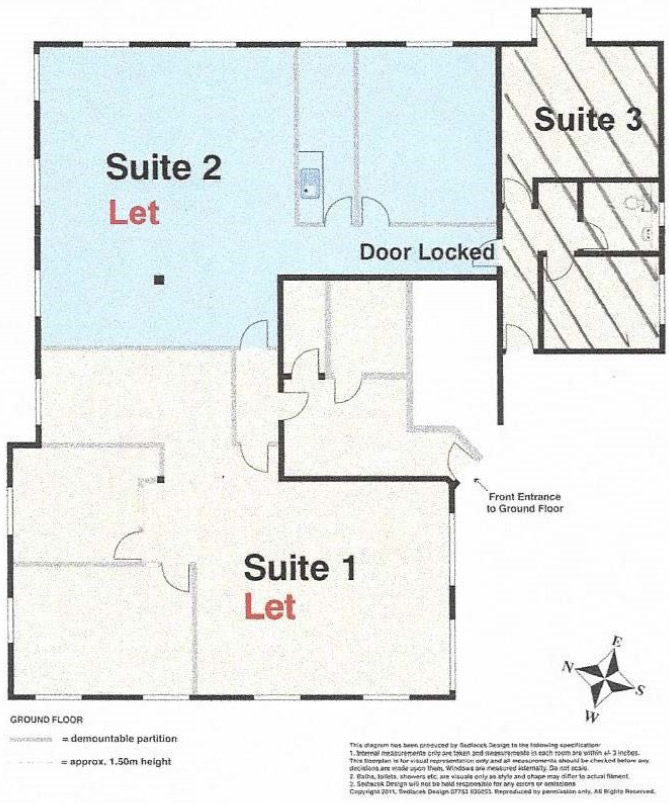 Continental House Suite 3 Floor Plans